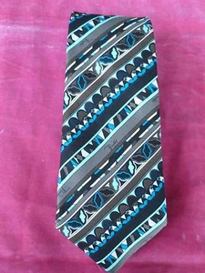 VINTAGE 60'S EMILIO PUCCI SILK MEN'S TIE # 5 - Picture 1 of 4