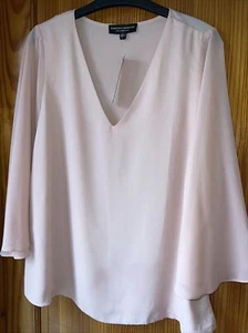 LADIES SIZE 16 SHEER SLEEVE TOP DOROTHY PERKINS NEW TAGS - Picture 1 of 8