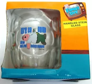 99224 FAMILY GUY PETER GRIFFIN LET'S GO DRINK.. ANYMORE GLASS STEIN NOVELTY GIFT - Picture 1 of 1