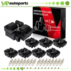 8 For 2006 Mercedes-Benz CLS500 5.0L V8 Ignition Coil & Spark Plug - Picture 1 of 7