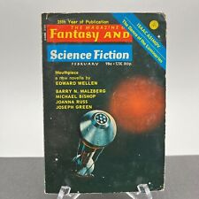 The Magazine of Fantasy and Scifi Feb 1974 Diget Pulps Edward Wellen Joanna Russ