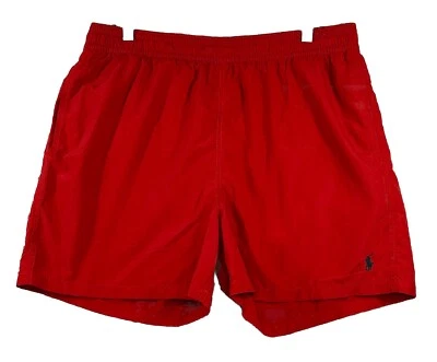 Ralph Lauren 男孩 XL 红色泳裤游泳 Polo 衫 — 第 1/4 张图片