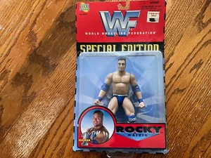 WWF Brand New Vintage Rocky Maivia 1997 The Rock Rookie Figure - Picture 1 of 1
