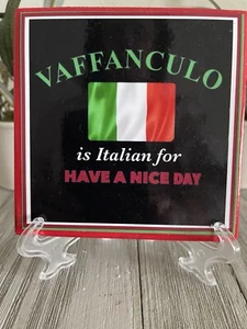 THIS is a FANTASTICO Gift, 4 x 4 ceramic tile, HANDMADE with the display stand - Picture 1 of 4