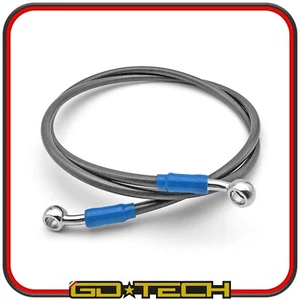 TUBO FRENO IN TRECCIA AERONAUTICO MOTO SCOOTER RACING UNIVERSALE 120 cm GRIGIO - Imagen 1 de 6
