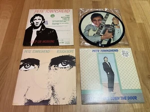 Pete Townsend 7 inch singles x 4, Rough Boys, Keep On Working, Let My Love, Ex - Picture 1 of 6