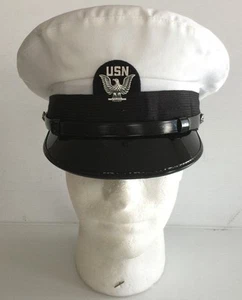 NEU UNISSUED U.S. NAVY ENGAGIERTE HERREN KOMBI SCHIRMMÜTZE (7 1/8) - Bild 1 von 8