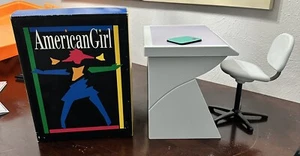 American Girl Pleasant Company Doll Computer Desk & Chair 1996 Retired HTF 18" - Picture 1 of 4