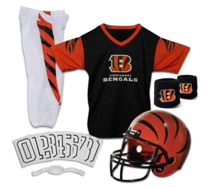Cincinnati Bengals Kids NFL 7pc Deluxe Football Uniform Set, Medium - Picture 1 of 11