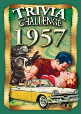Flickback 1957 Trivia Playing Cards Great Birthday or Anniversary Gift - Image 1 of 2