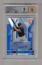 2004 Donruss Elite Extra Edition Signature Status #298 Josh Fields /50 BGS 9