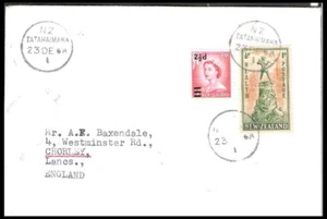 NEW ZEALAND 1968 'TATARAIMAKA' POSTAL HISTORY MAIL (F) - Picture 1 of 1