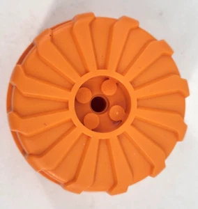 Lego Technic Large Orange Plastic Wheel 54 x 30 2515 Good Condition - Picture 1 of 3