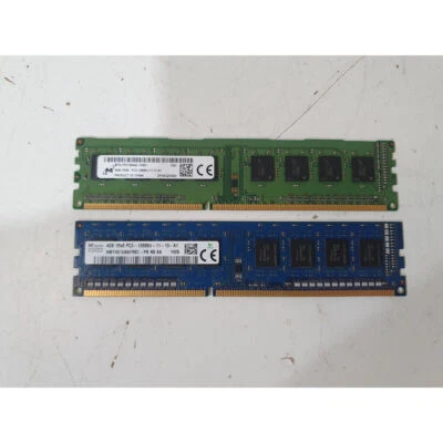 Lot of 2 Sk hynix HMT451U6AFR8C-PB RAM 4GB DDR3 & Micron MT8JTF51264AZ-1G6E1 4GB - Image 1 of 4