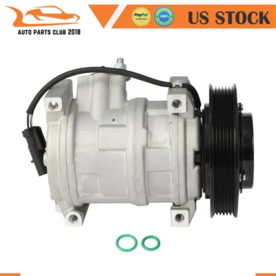 AC A/C Compressor For Dodge Caravan 2.4L 2006 2007 Chrysler Voyager 2001-2003 - Image 1 of 4