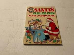 SANTA'S FULL OF FUN CHUNKY Coloring Book CHILD CREATIVE PRESS - Picture 1 of 2