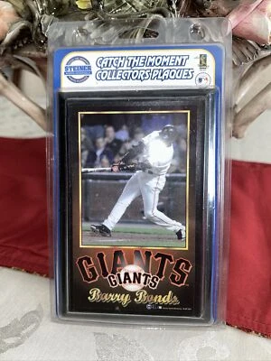 NEW Barry Bonds MLB Steiner Collectors Mini Plaque San Francisco Giants! - Image 1 of 4