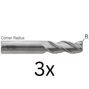 E5G97012 3/16DIA (.010 RAD)x5/16LOC ALUMINIO-POWER HPC 3FL FRESA 37° SIN RECUBRIMIENTO (3 piezas) - Imagen 1 de 1