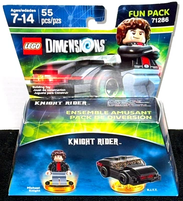 ¡NUEVO! LEGO 71286 KNIGHT RIDER FUN PACK/DIMENSIONS FUN PACK Foto 1 de 3