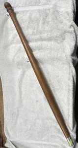 Vintage Wood Boat Stern Flag Pole 39.5" Tip To Tip - Picture 1 of 5