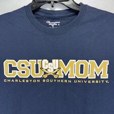 Champion CSU Mom Shirt Womens Medium Navy Blue Charleston Southern University