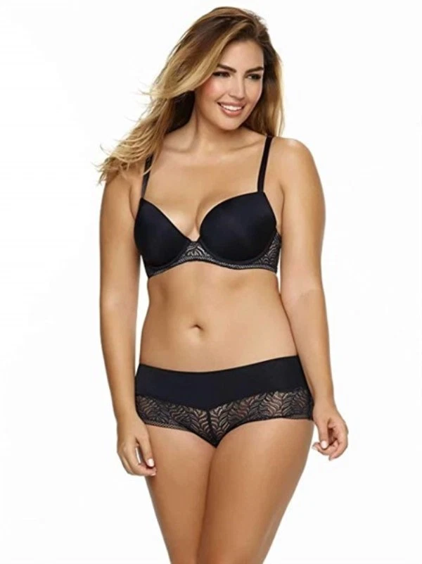 Paramour Bra Felina Size 32g Carolina Seamless Contour Plunge 115011 Black B33