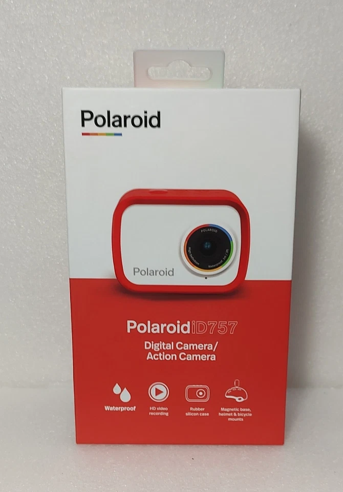 Polaroid iD757 720p 12.1MP Waterproof Sport Digital Action Camera - Image 1 of 4