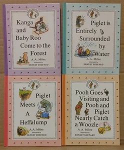 Vtg The Original Pooh Treasury - Lot Of 4 1990 - Foto 1 di 2