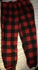 Pantalón pijama joy spun niños talla 14/16 a cuadros rojo y negro - Imagen 1 de 3