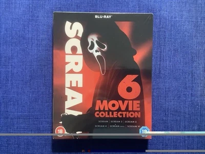 SCREAM - 6 MOVIE COLLECTION (Blu Ray 1996-2023)  Region Free New Sealed - Image 1 of 2