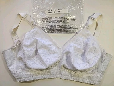 Playtex 18 HR 0027 Sensational Support White Bra Sz 40DD Full Coverage Vtg Lace - Image 1 of 4
