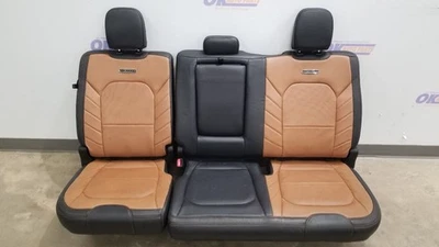 16 FORD F150 LIMITED CREW CAB HEATED REAR SEAT ASSEMBLY BLACK MOJAVE LEATHER Foto 1 de 4