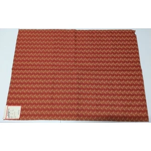 Vintage Brunschwig & Fils Carine Figured Woven Begonia Fabric Remnant 27 x 37 in - Picture 1 of 4