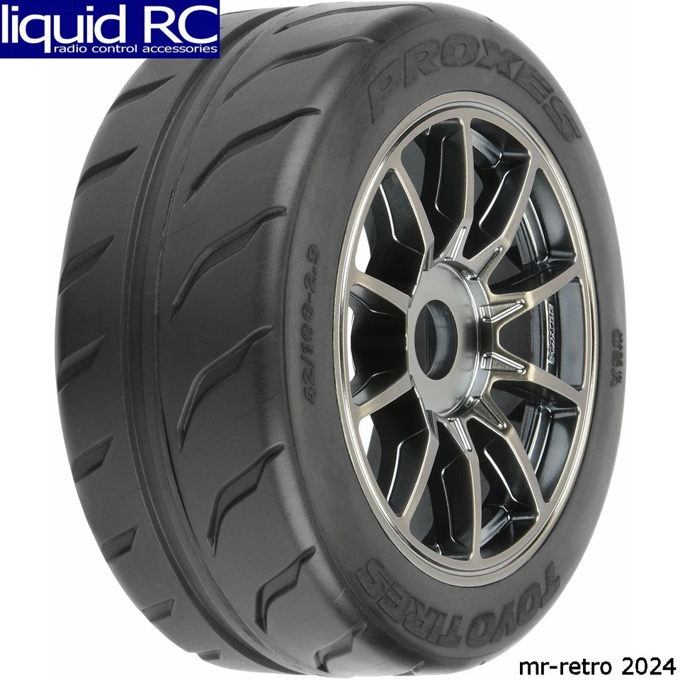 Pro-Line 1019911 1/7 Toyo Prxs R888R S3 Front 2.9 BLTD Mounted Spctr Gnmtl - Image 1 of 1