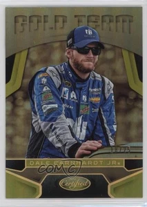 2016 Certified Gold Team Mirror Gold /25 Dale Earnhardt Jr #GT8 HOF - Foto 1 di 3