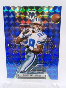 2023 Panini Mosaic - Michael Irvin #62 Blue Mosaic Prizm /99 Color Match - Picture 1 of 2