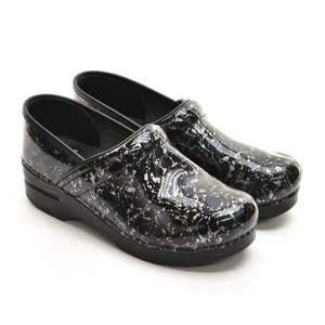 Womens Dansko Professional Stapled Clogs 38 / 7.5 Spallter Patent Comfort Shoes - Picture 1 of 7