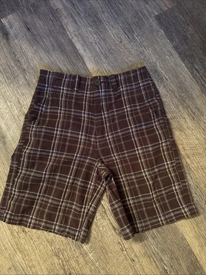 BOYS BROWN SHORTS SIZE 10 BY GEORGE - Image 1 of 4
