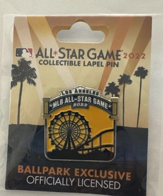 2022 MLB All Star Game LA Dodgers Ballpark Exclusive Pin Santa Monica Pier New - Image 1 of 3