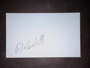 Fernando Salas, CARDINALS (2010 Debut) SIGNED 3x5 Index Card (HS) - Picture 1 of 1