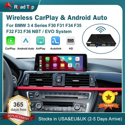 Wireless CarPlay Android Auto Für BMW 3 4 Series F30 F31 F32 F33 F34 F35 F36 DE - Bild 1 von 4