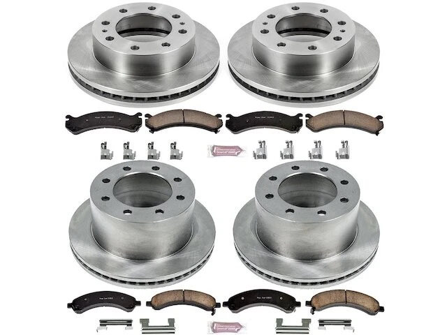Kit de pastilha de freio dianteiro e traseiro e rotor para 2003-2008 GMC Savana 3500 SD499VZ - Imagem 1 de 1