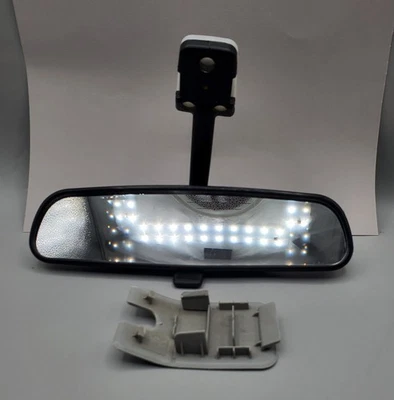 2001-2005 Honda Civic Rearview Mirror Gray OEM Back up Assembly 4 door Sedan - Image 1 of 4