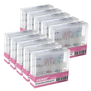 10X AZDENT Dental Composite Polishing Burs Kit RA 0309 for Low Speed Handpiece - Picture 1 of 7