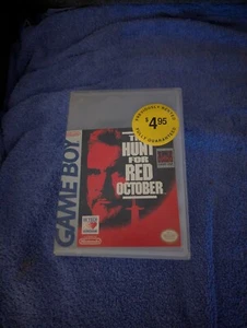 The Hunt For Red October Gameboy - CARTRIDGE ONLY w/cover art - Picture 1 of 3