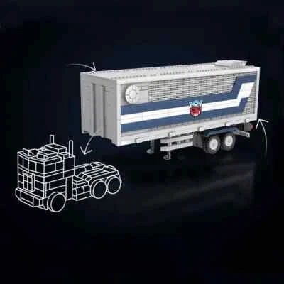 Building Blocks MOC Transformation Combined Carriage Rorbot Truck Armory Toy - Image 1 of 4