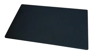 Schreibunterlage Schreibtischunterlage Echt Leder schwarz 79 x 50 Naht braun 80 - Bild 1 von 6