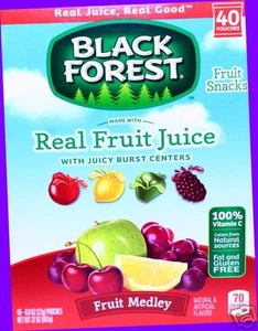 40 BEUTEL Schwarzwälder OBSTMEDLEY echter Fruchtsaft Brustzentren Obst Snacks - Bild 1 von 1
