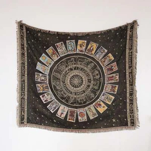 Woven Throw Blanket | Picnic Blanket | Beach Throw |Travel Blanket 130 x 160 CM - Picture 1 of 5