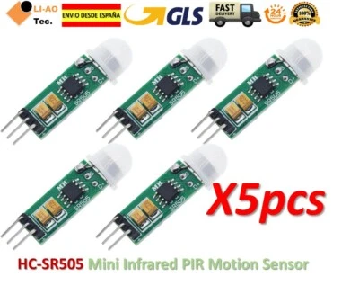5pcs HC-SR505 Switch-Module Detection-Sensor Arduino IR Mini Infrared SR505 - Imagen 1 de 4